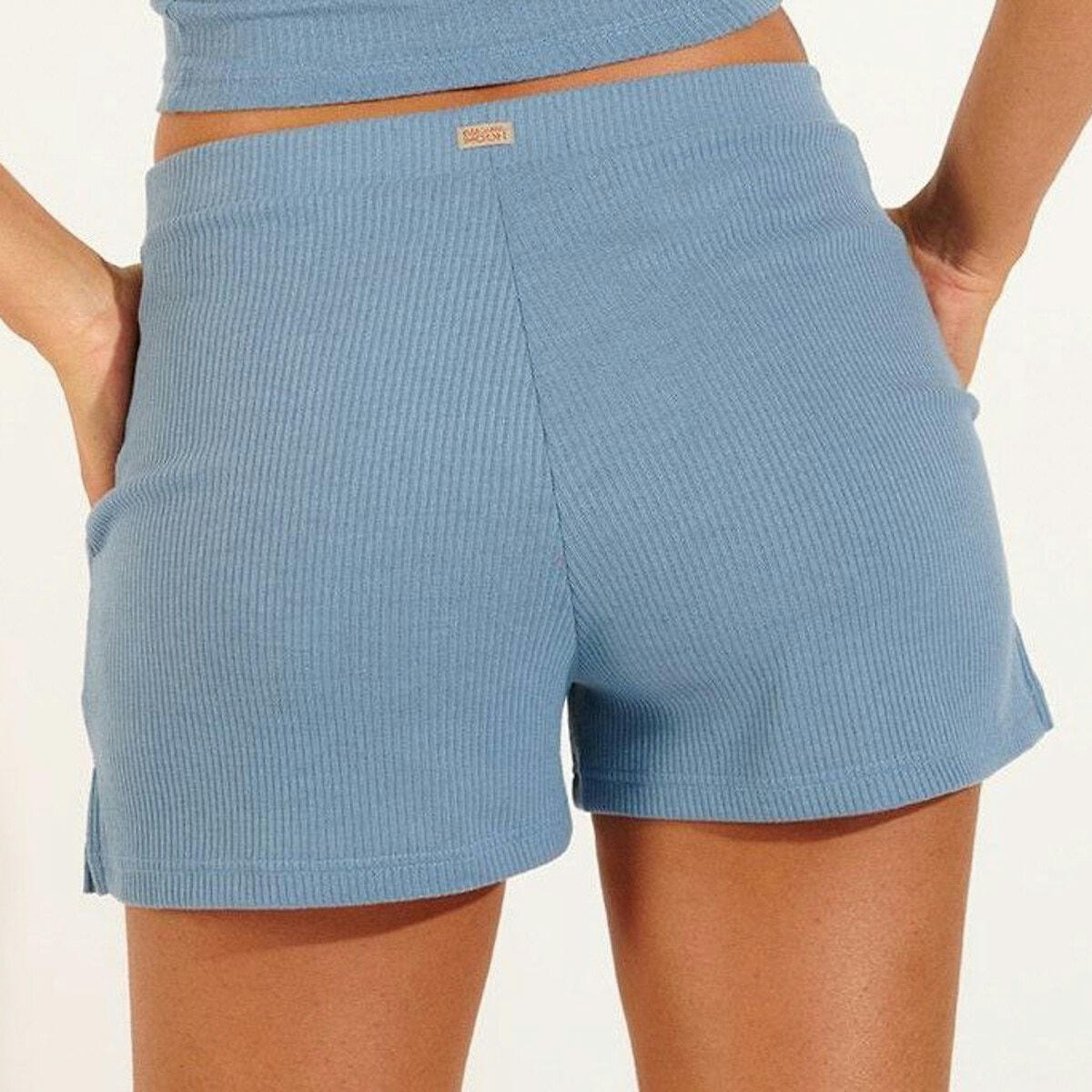 Short en  maille côtelée homewear Pike Passion