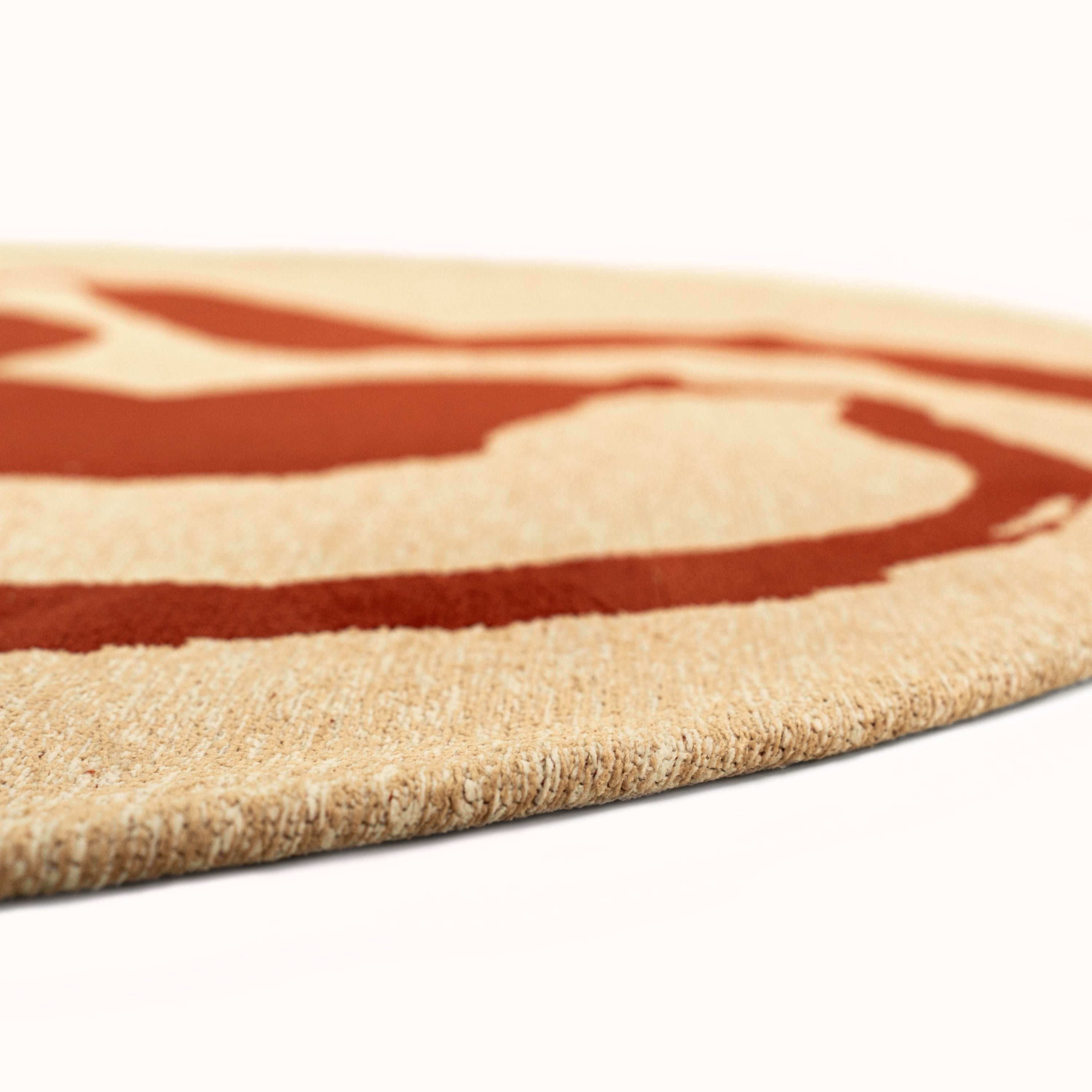 Louis de Poortere Ribbon Vloerkleed Ø 240 cm - Red