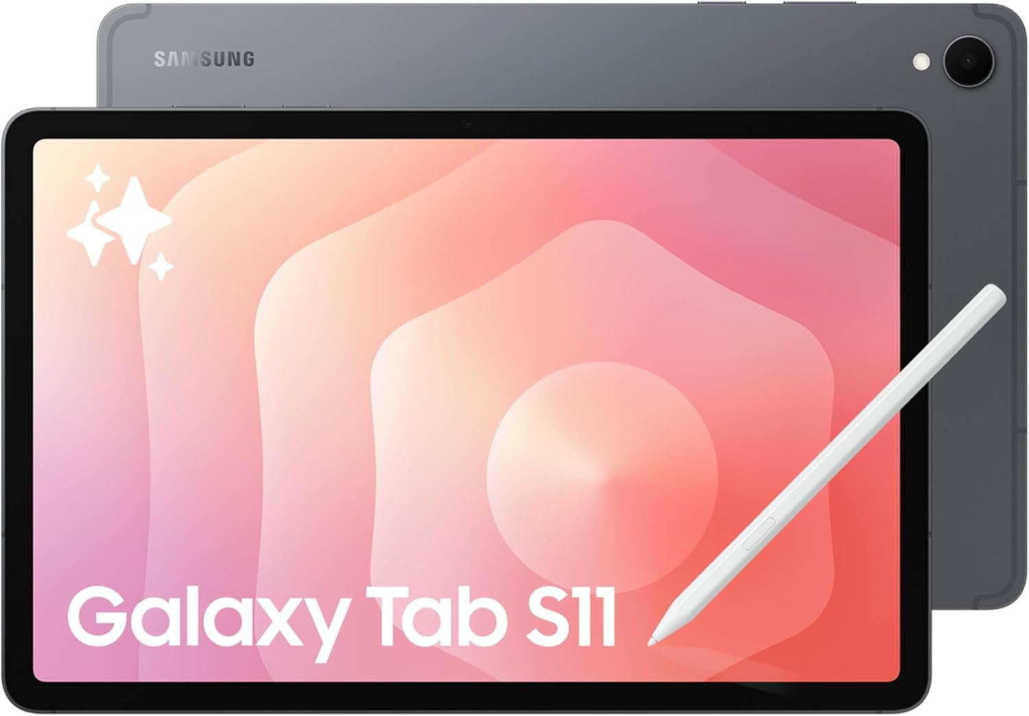 Samsung Galaxy Tab S11 256 GB WiFi Android Tablet  Large Display  Durable  Slim  Light  High Performance  Long Battery Life  S Pen for Note-Taking  AI Assist  US Version  Gray