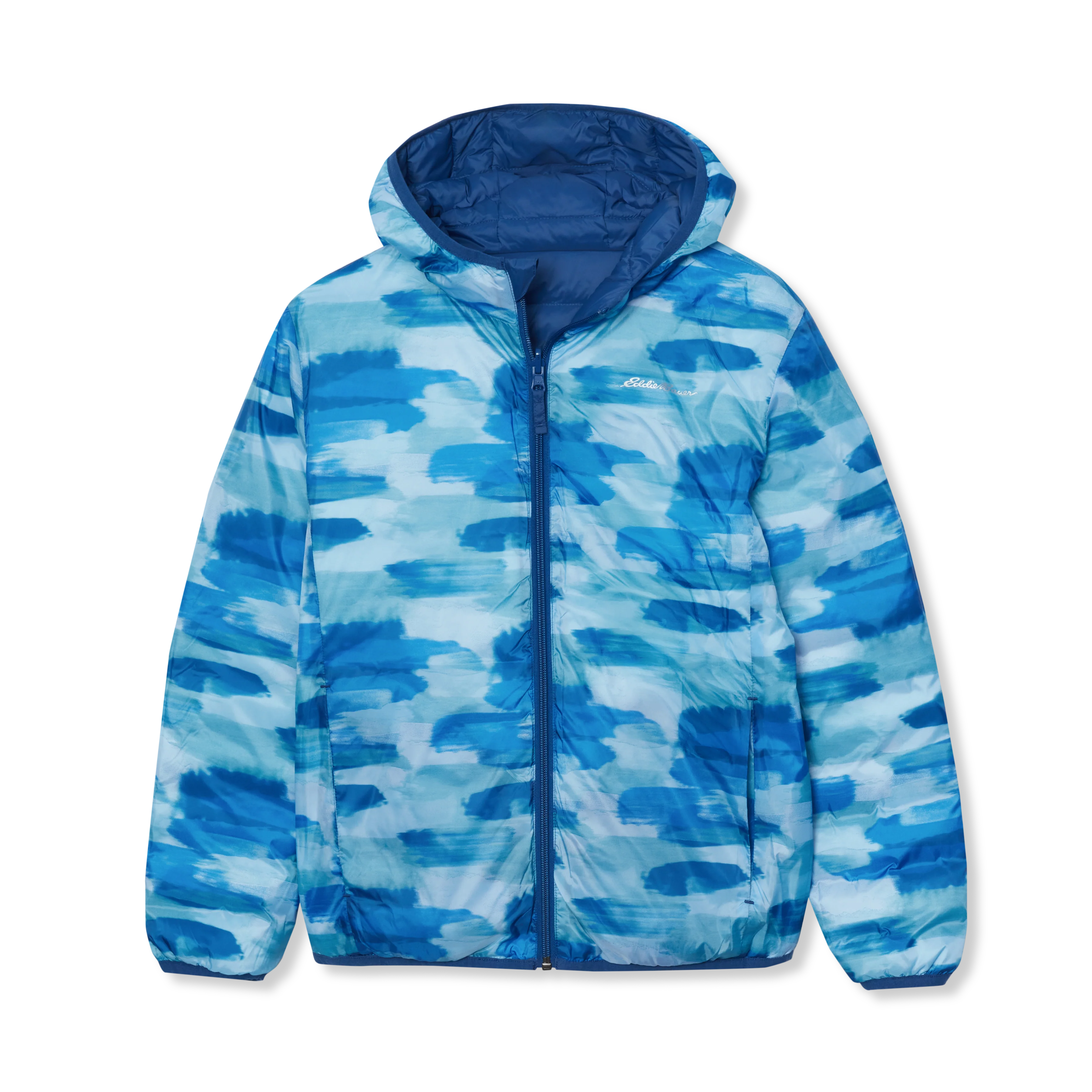 Kids' CirrusLite Reversible Down Hooded Jacket