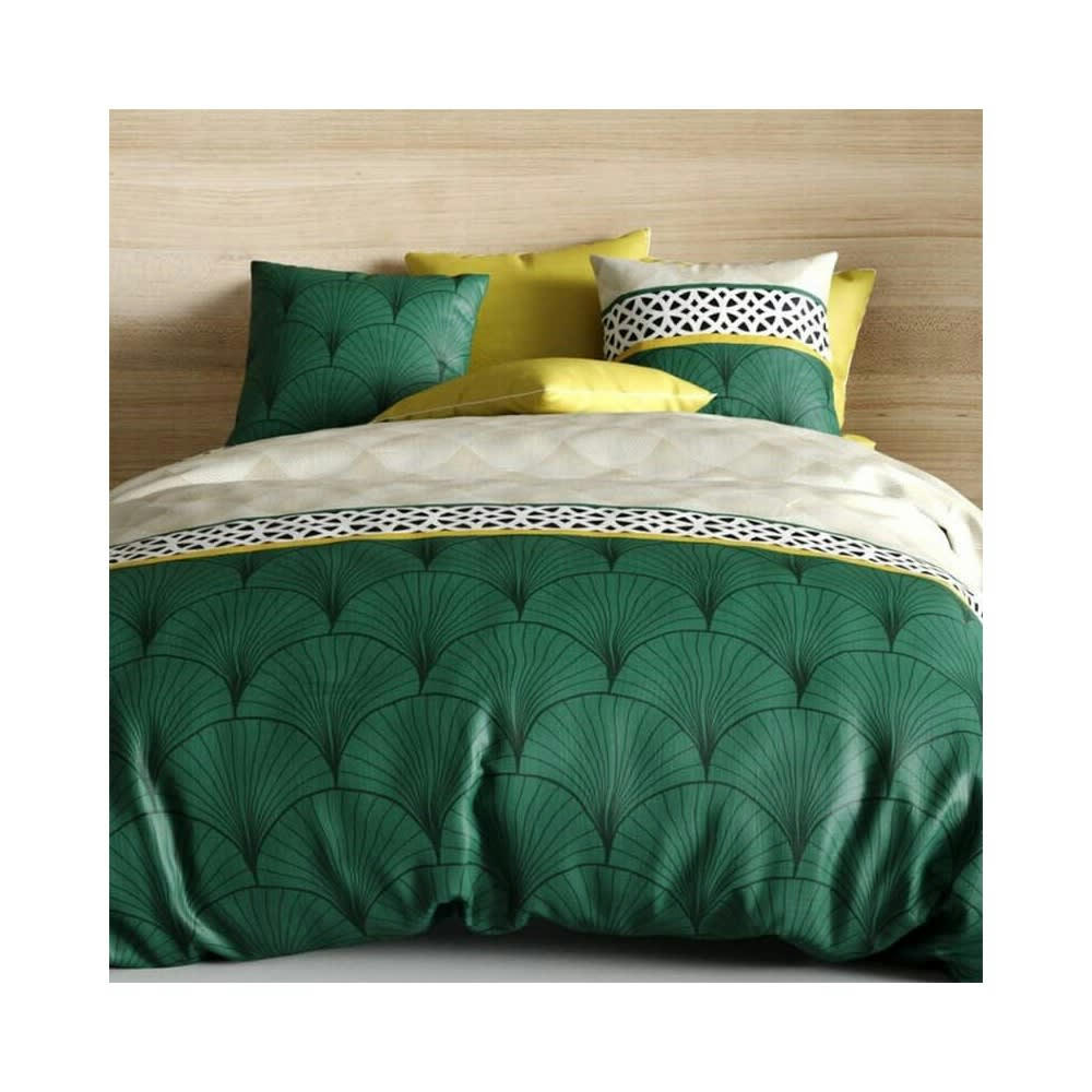 HOPE - Parure de couette 100% coton 57 fils imprimée 240x220 2 taies