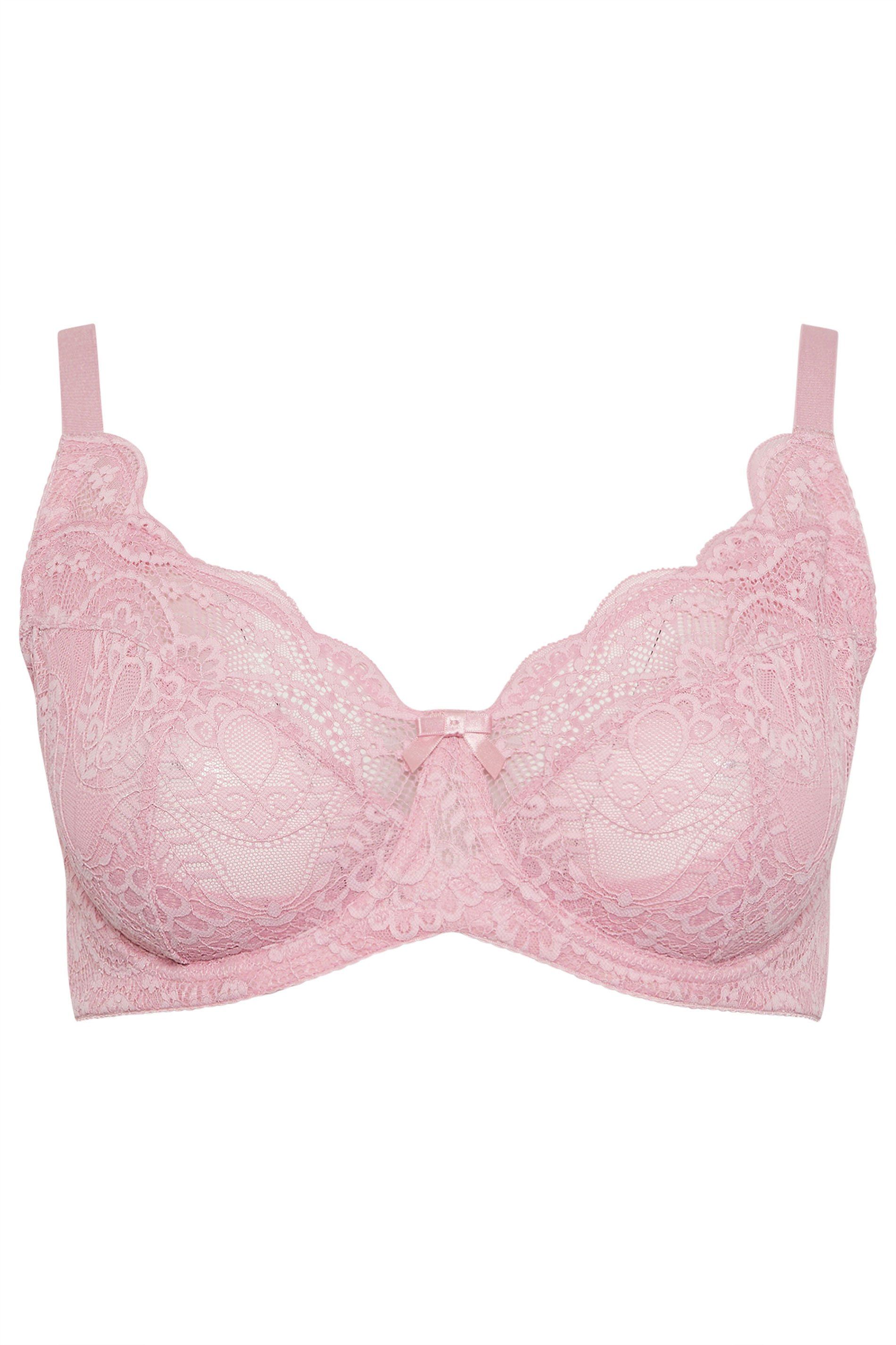 Yours Swirl Lace Underwired Non-Padded Bra