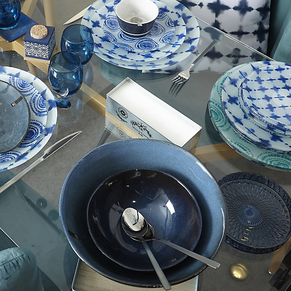 Bol - Home Deco Factory - Au Grès Du Temps - Pratique - Design - Bleu