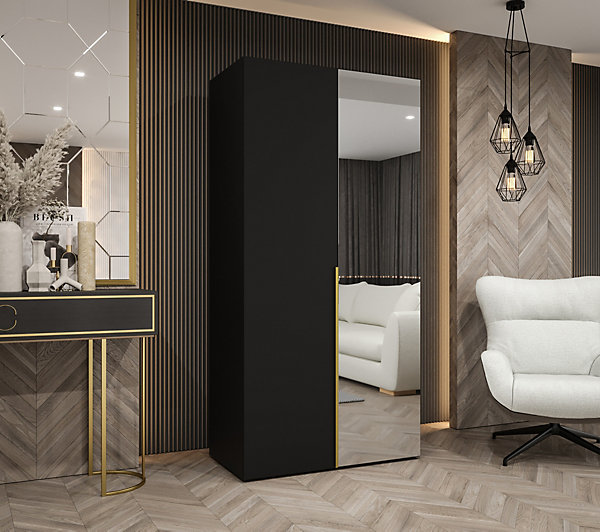 Armoire Alicante 2 a portes battantes H. 202 x L.100 x P. 52, 2 portes