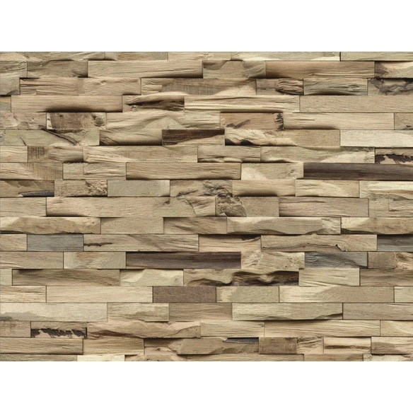 Wandverblender »INDO BEACHWOOD«, braun, unbehandelt, Holz, Stärke: 20 mm