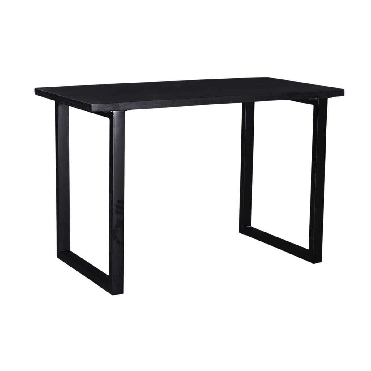 Giga Meubel Bartafel Martin - Zwart Mangohout - 140x70x90cm