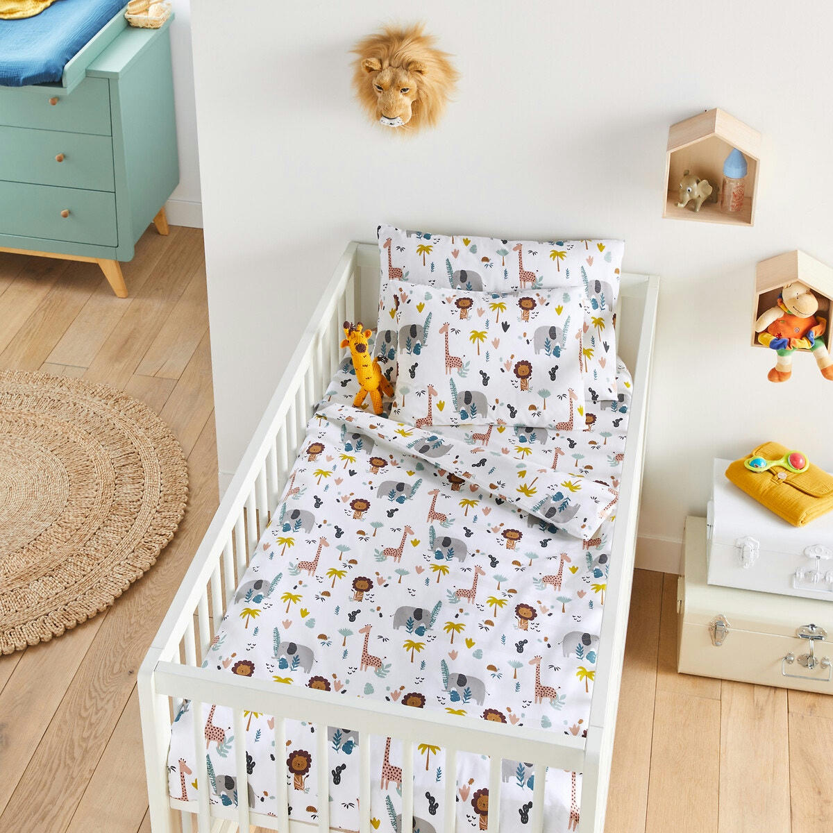 Taie d'oreiller bébé coton biologique, Henri