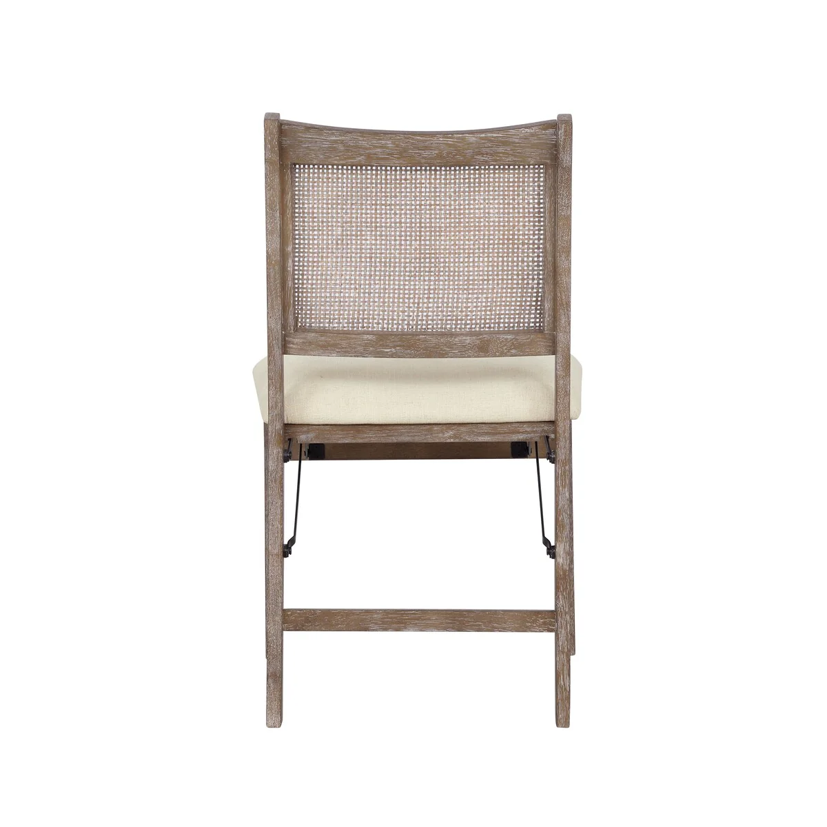 Buford Brown Cane Folding Dining Chair