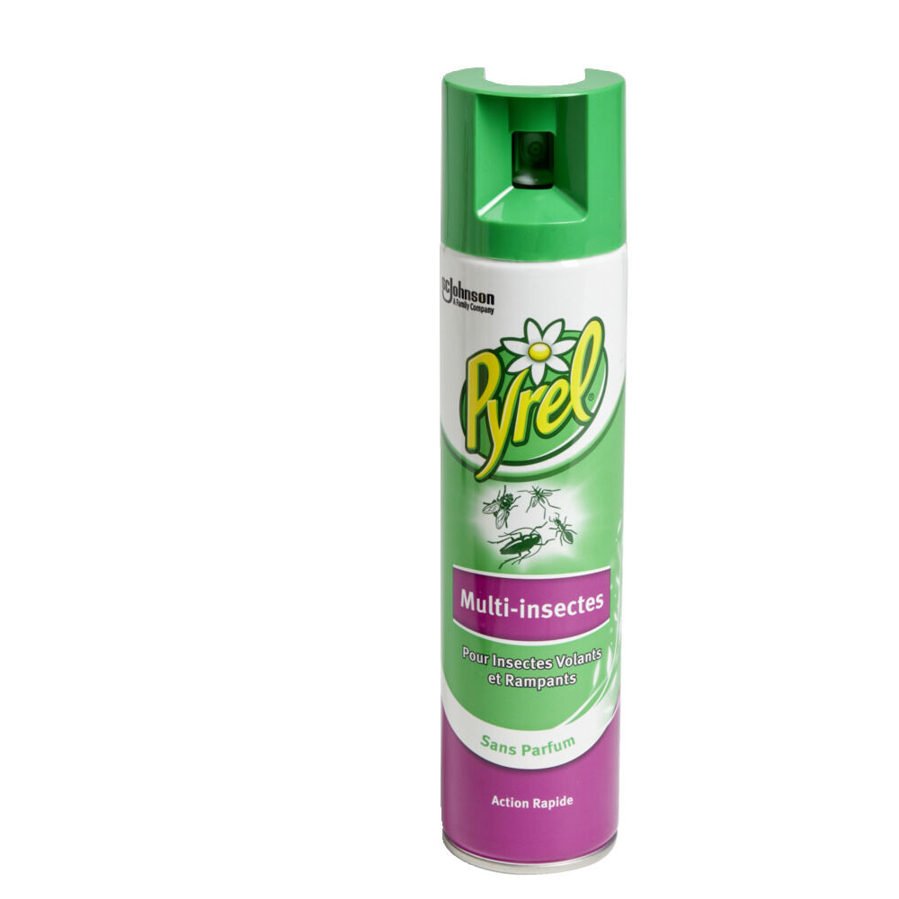 Aérosol Pyrel multi-insectes volants et rampants 400ml