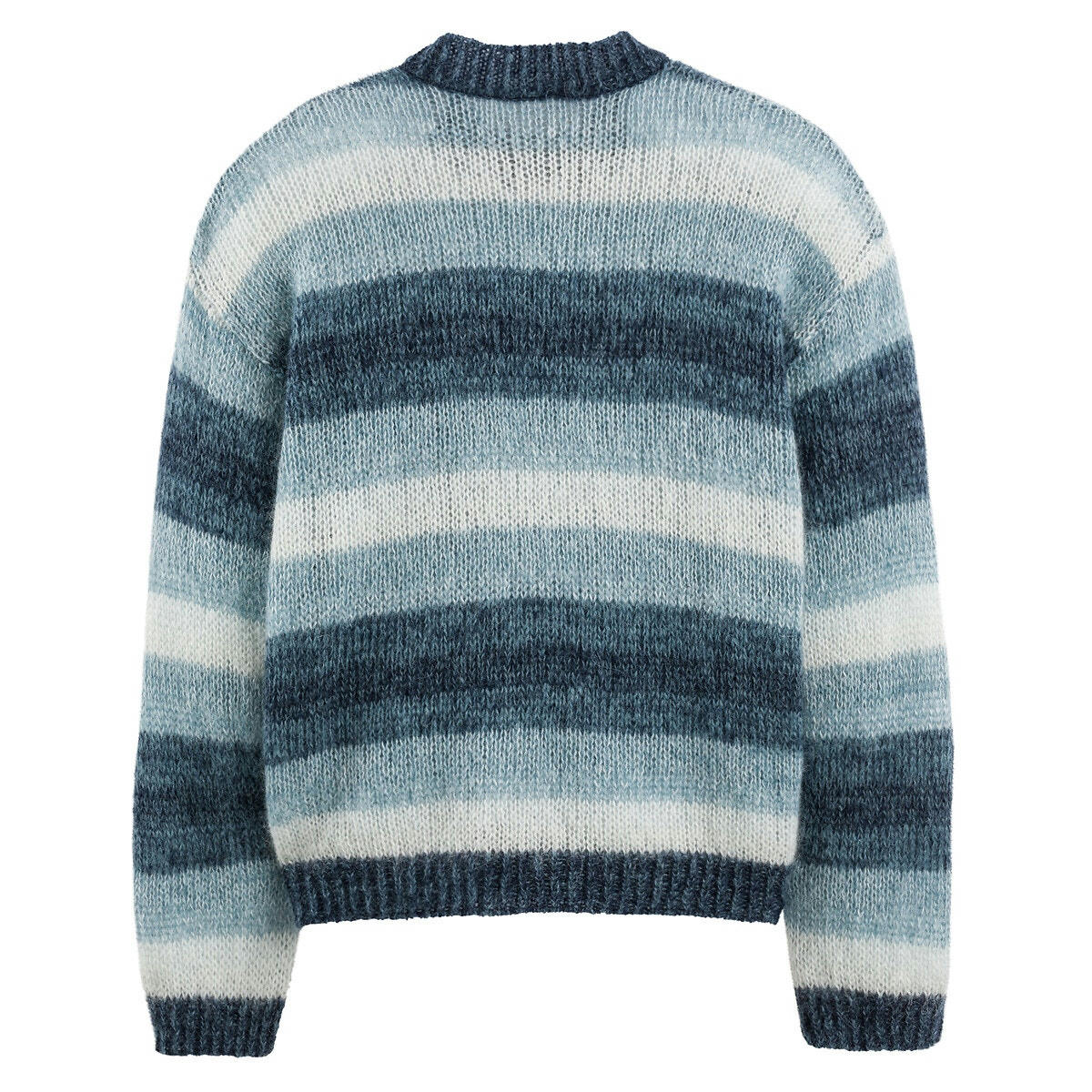 Pull effet dégradé en mohair mélangé