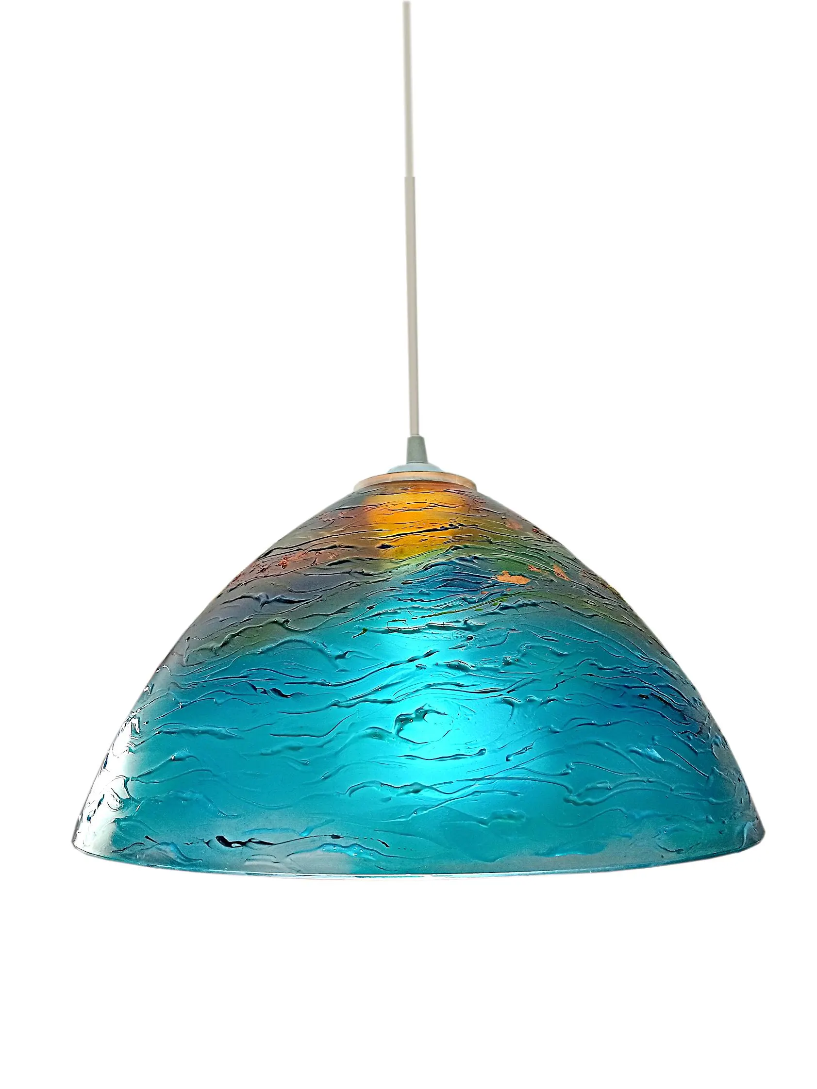 Pendant Light coastal Lighting Lamp Shade light Beach style lighting Hanging Lamp Home Living Kitchen light Stained Glass Nautical Decor