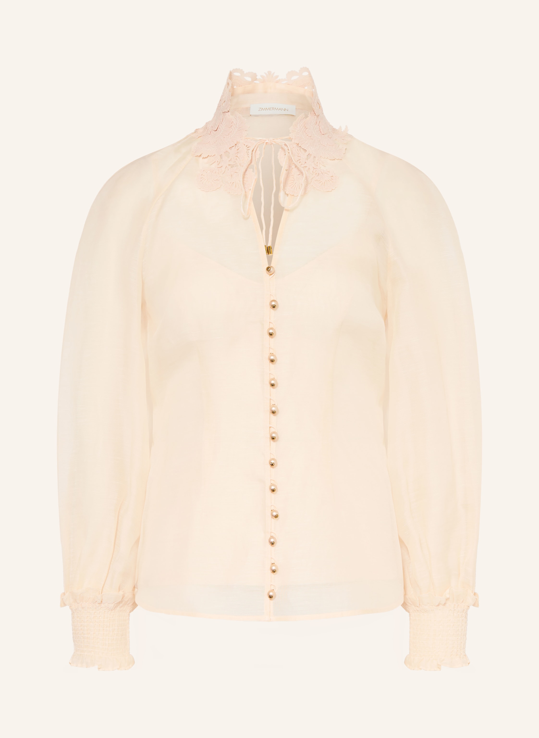 ZIMMERMANN Bluse REBELLION mit Leinen
