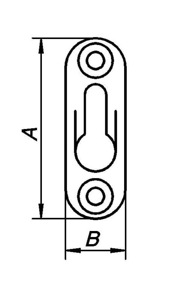 HEKTEBESLAG PN BESLAG 42X14 MM