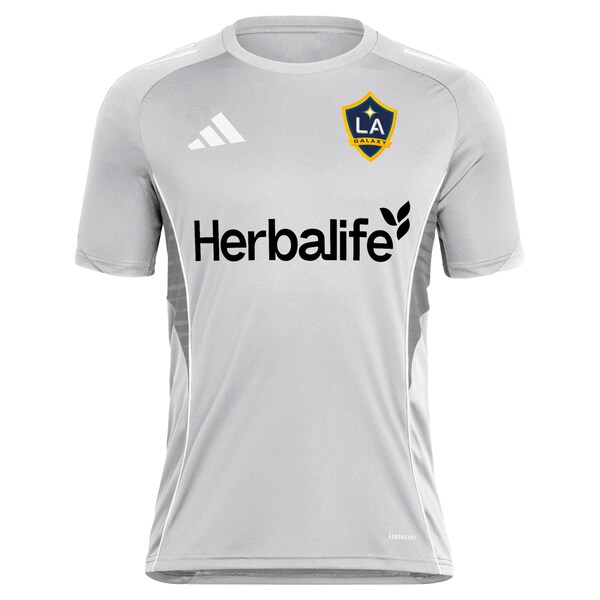LA Galaxy adidas 2025 Training Jersey - Silver