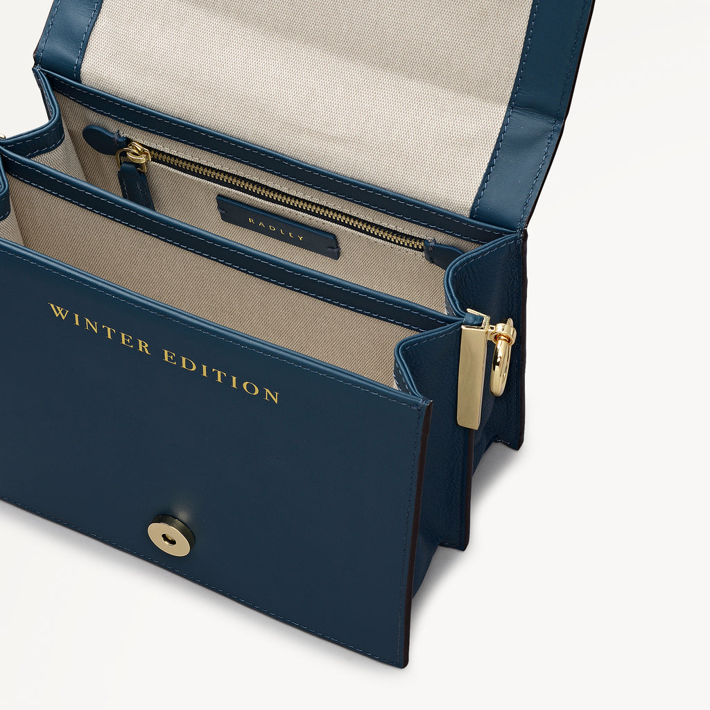 Book Street - Small Flapover Cross Body Bag