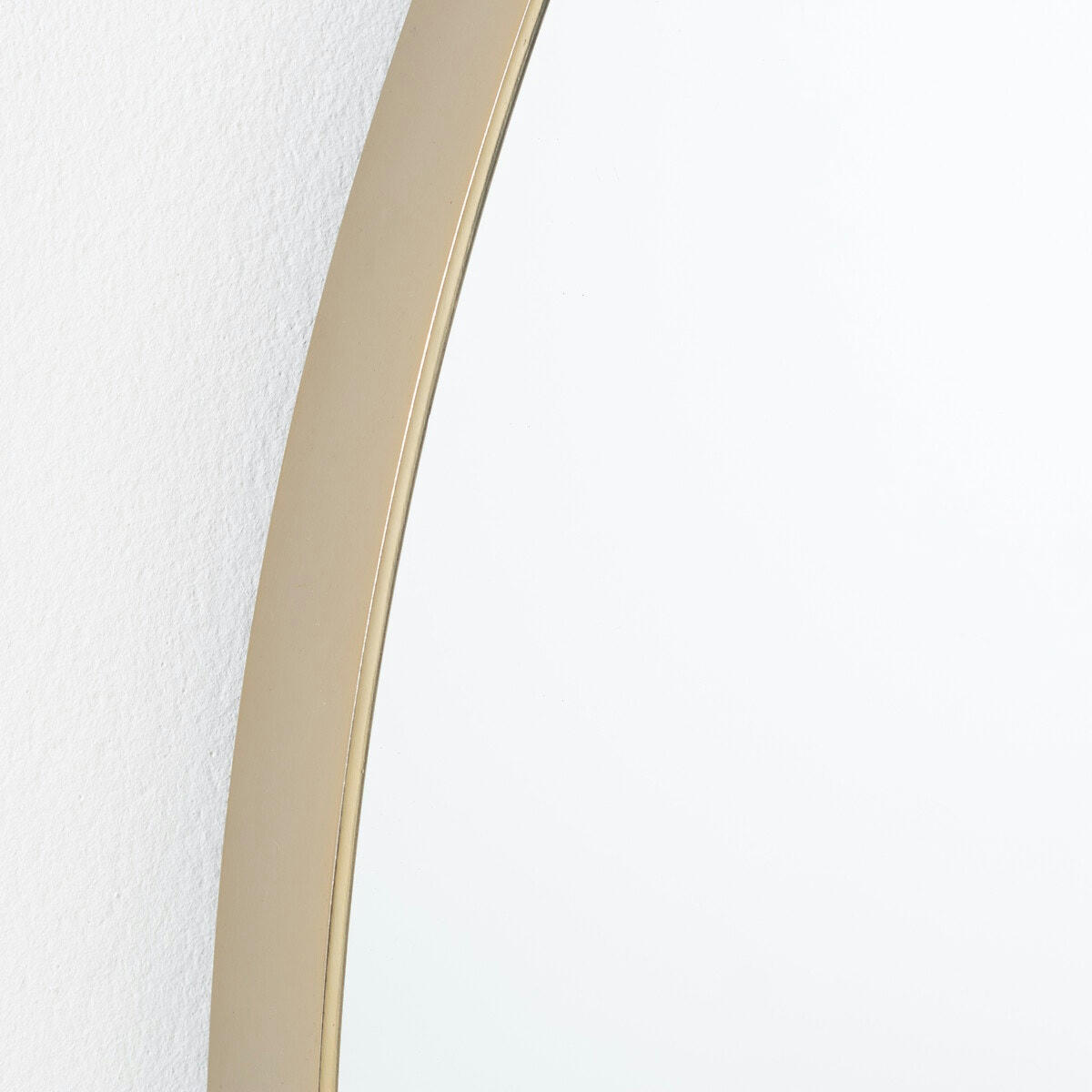 Miroir rond en métal acier Ø90 cm, Iodus