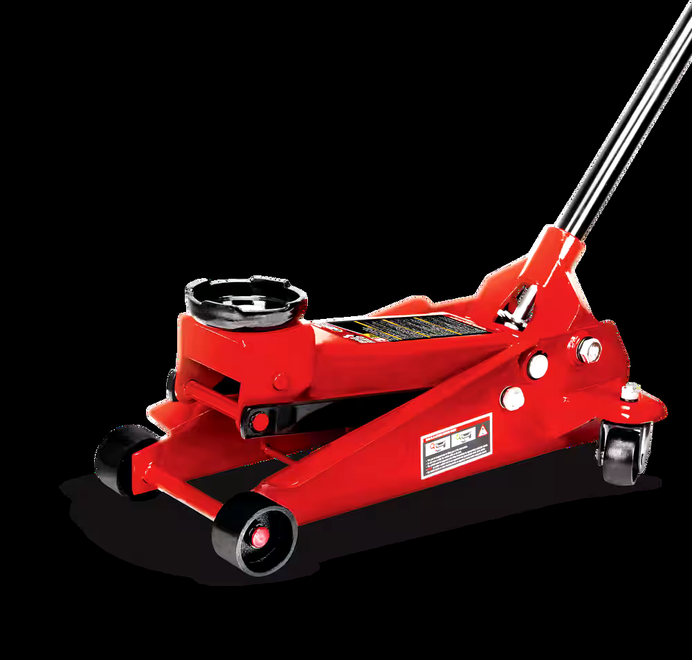 Big Red Hydraulic Garage Jack, 3-Ton