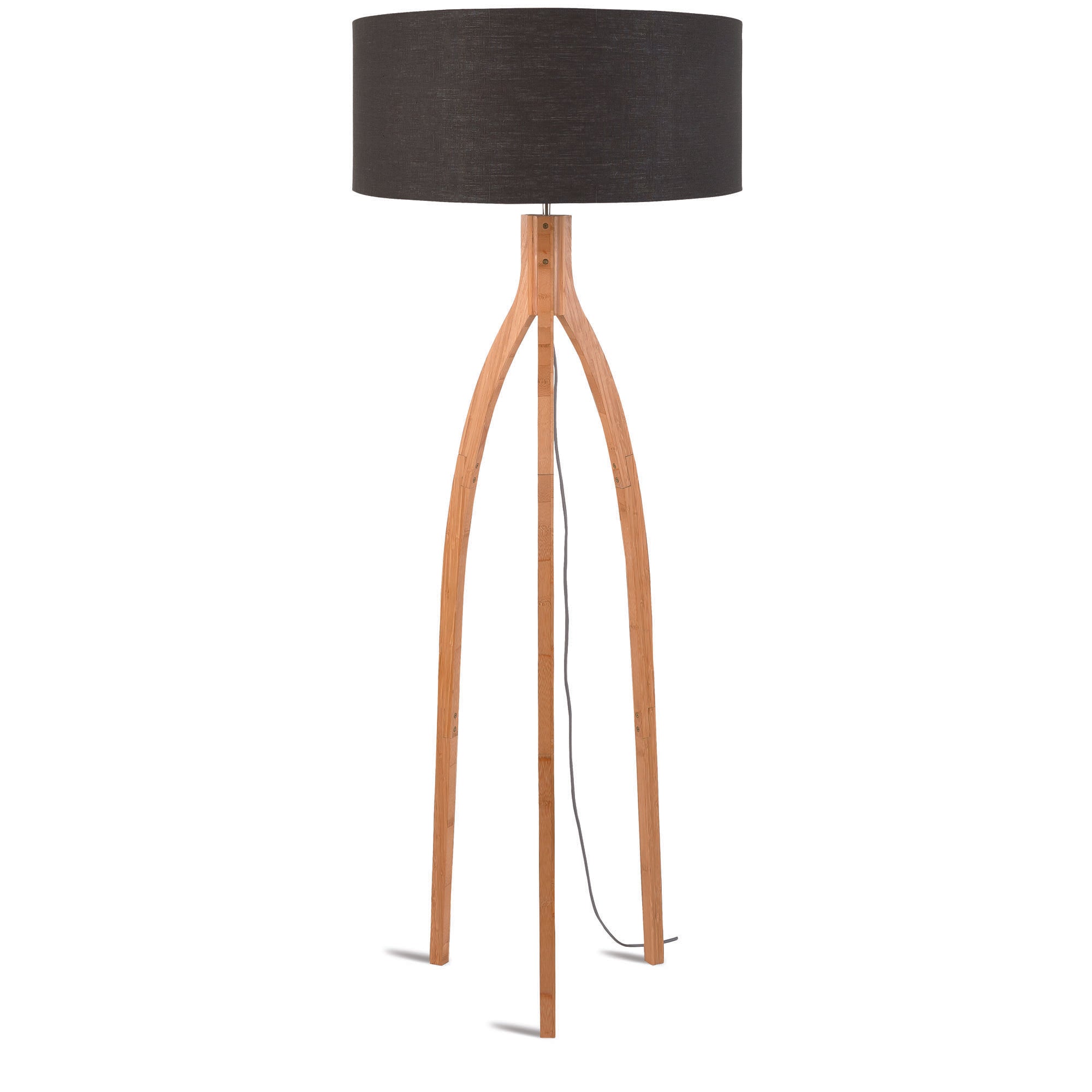 GOOD&MOJO vloerlamp Annapurna - grijs - Ø60cm