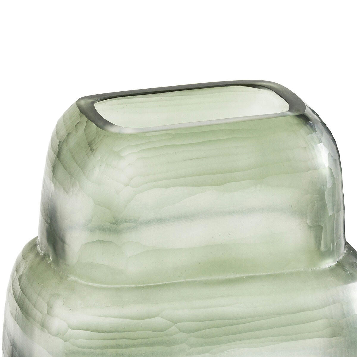 Vase en verre givré opaque, Parilo