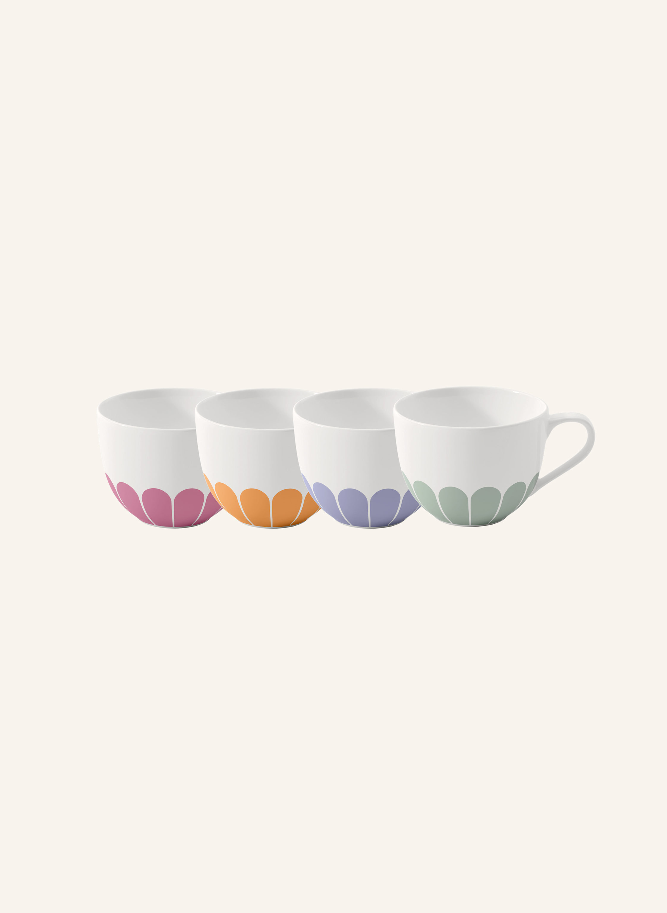 Villeroy & Boch Espressotasse 4tlg. FLEUR COULEUR