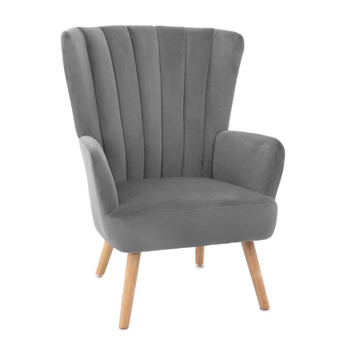 Fotel MILLS szary 75x79x102 cm