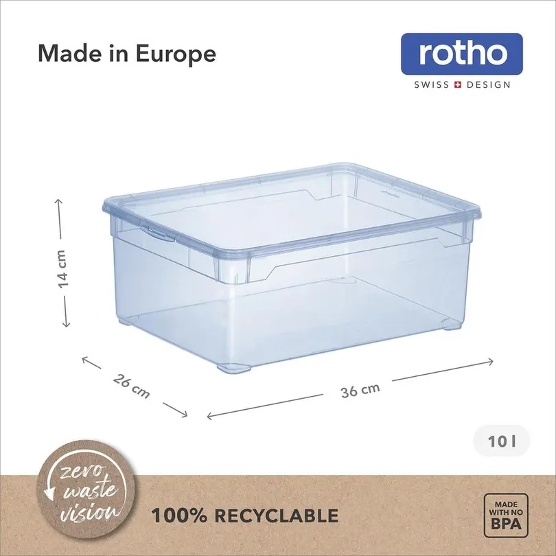 Aufbewahrungsbox 10er-Set Clearbox