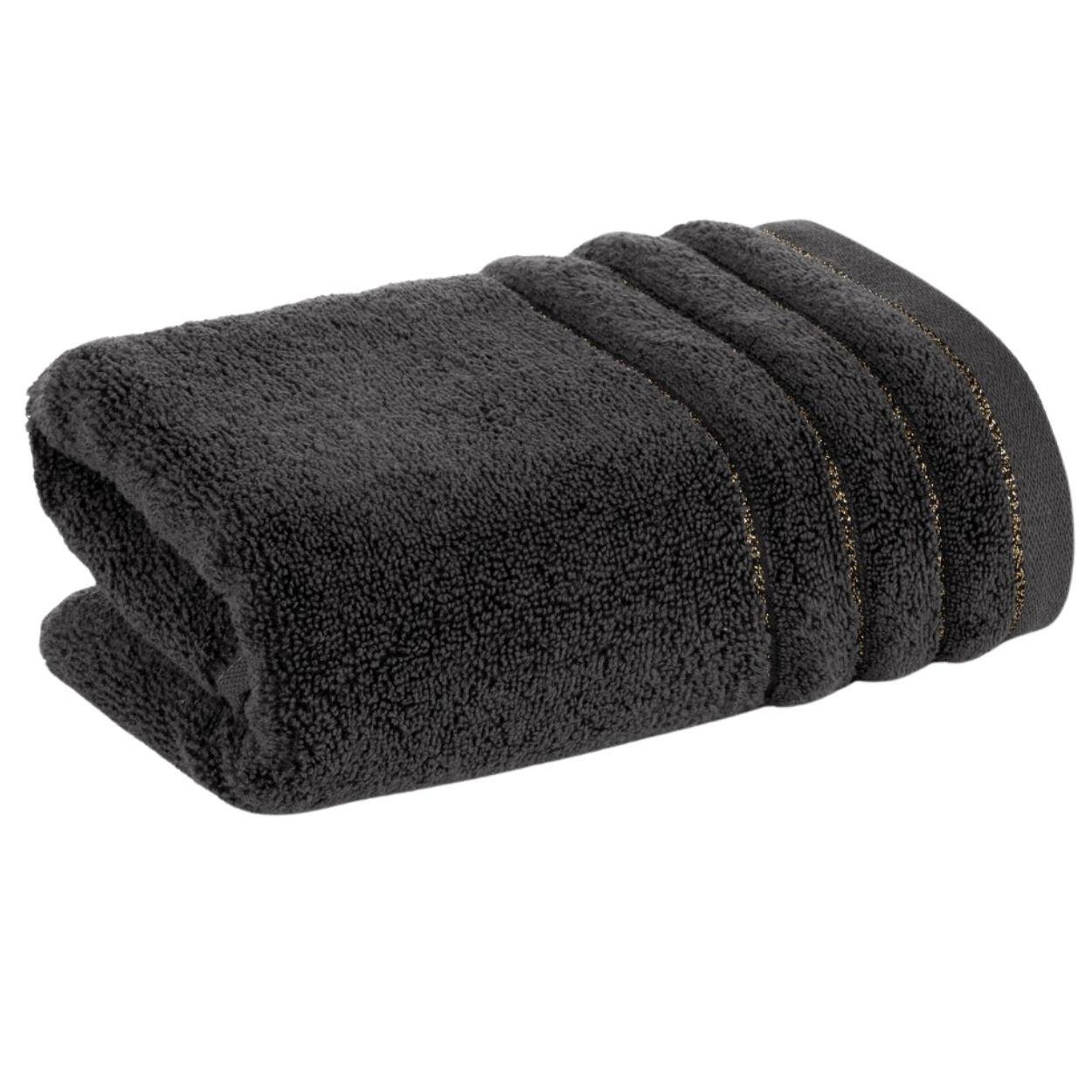 Ręcznik kąpielowy Nadine 70x140 cm stalowy 100% bawełna Zero Twist 500 g
