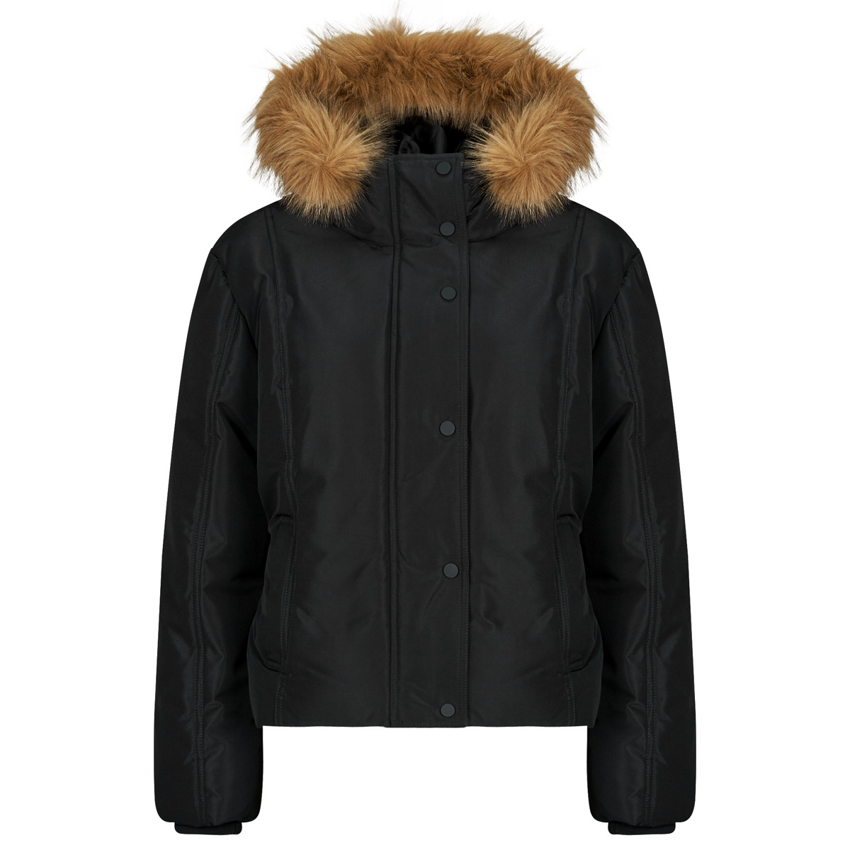 JDY - JDYNOVI SHORT PARKA PUFFER - Black