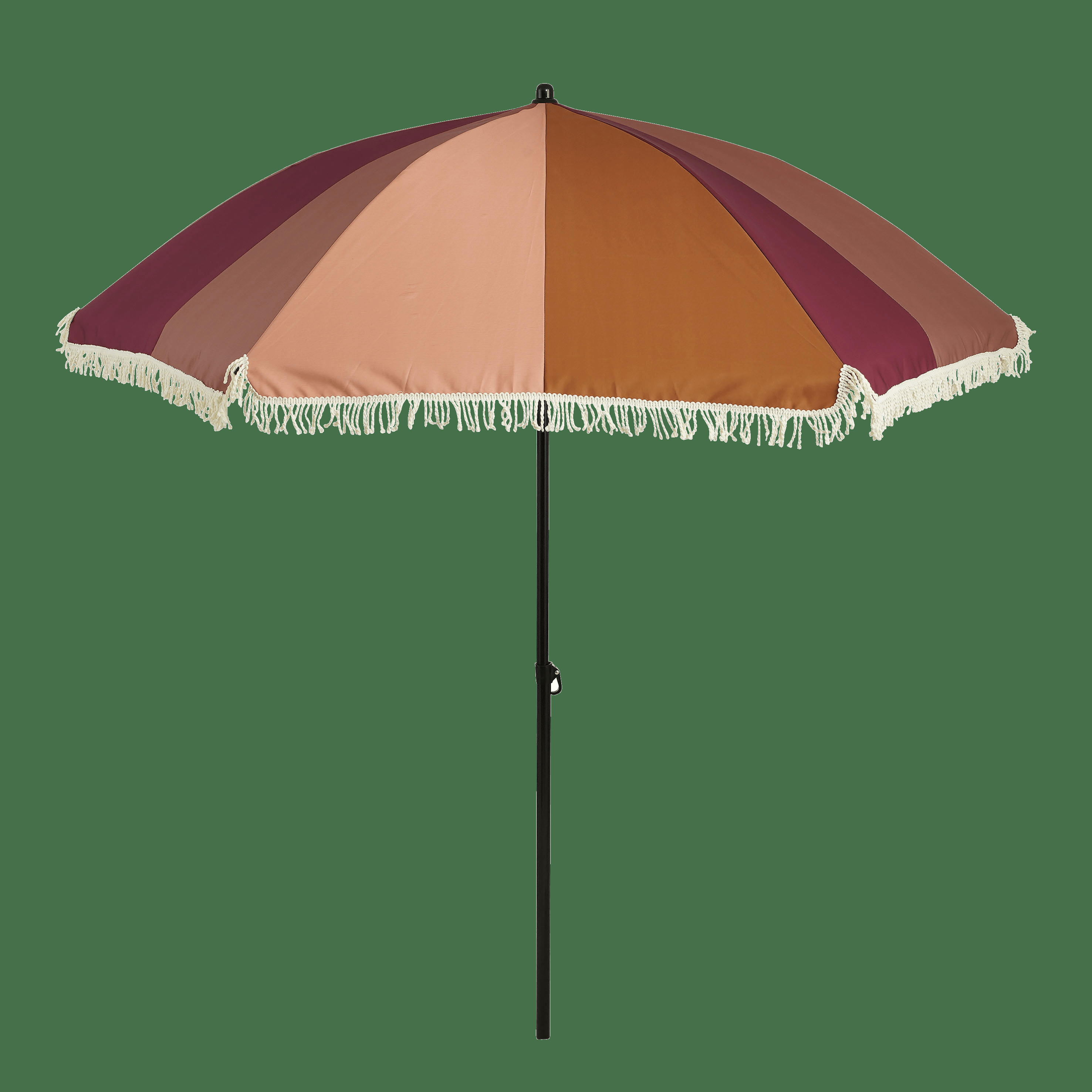 - Parasol rayé rose D220