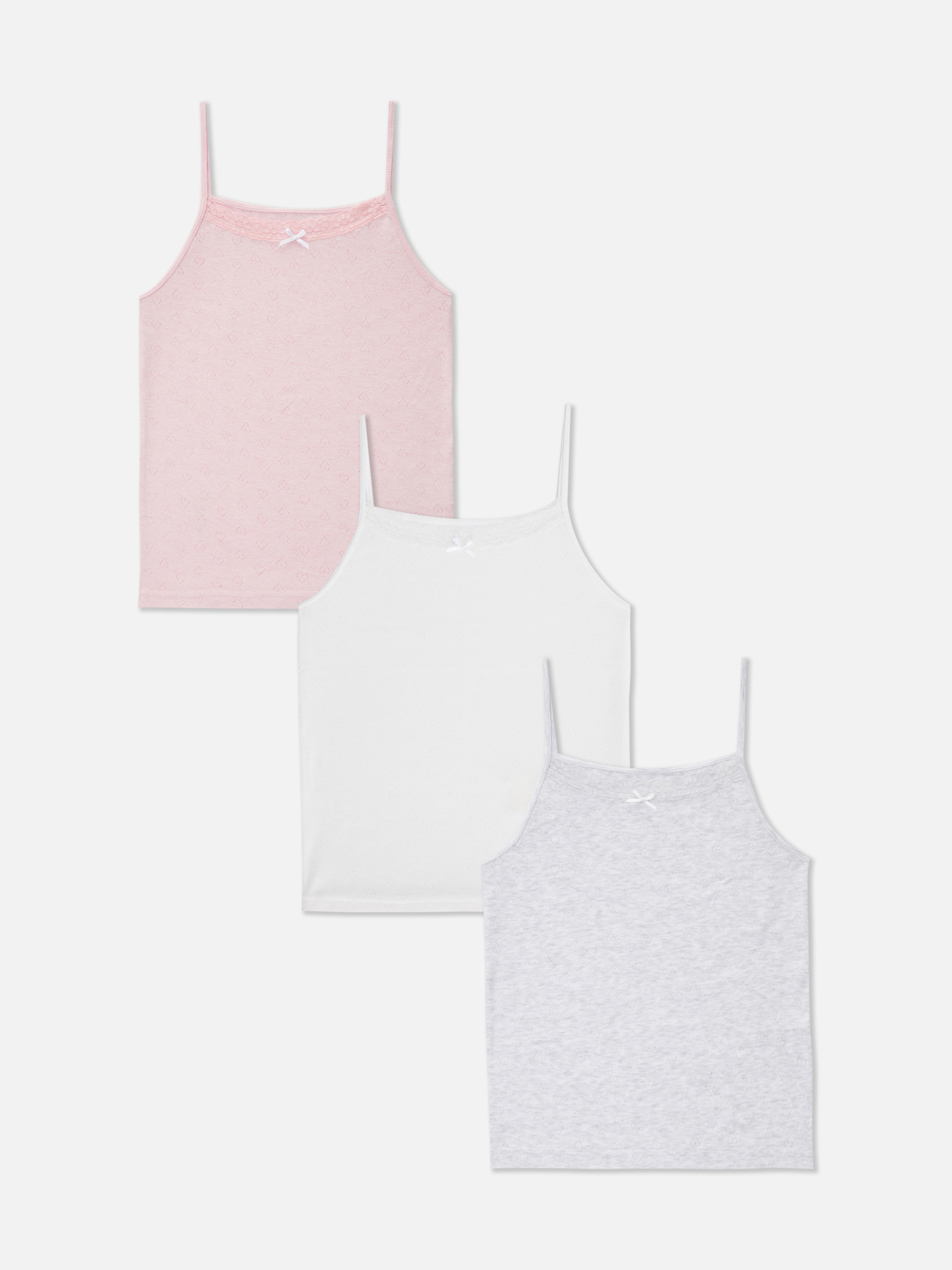 3-Pack Pointelle Camis