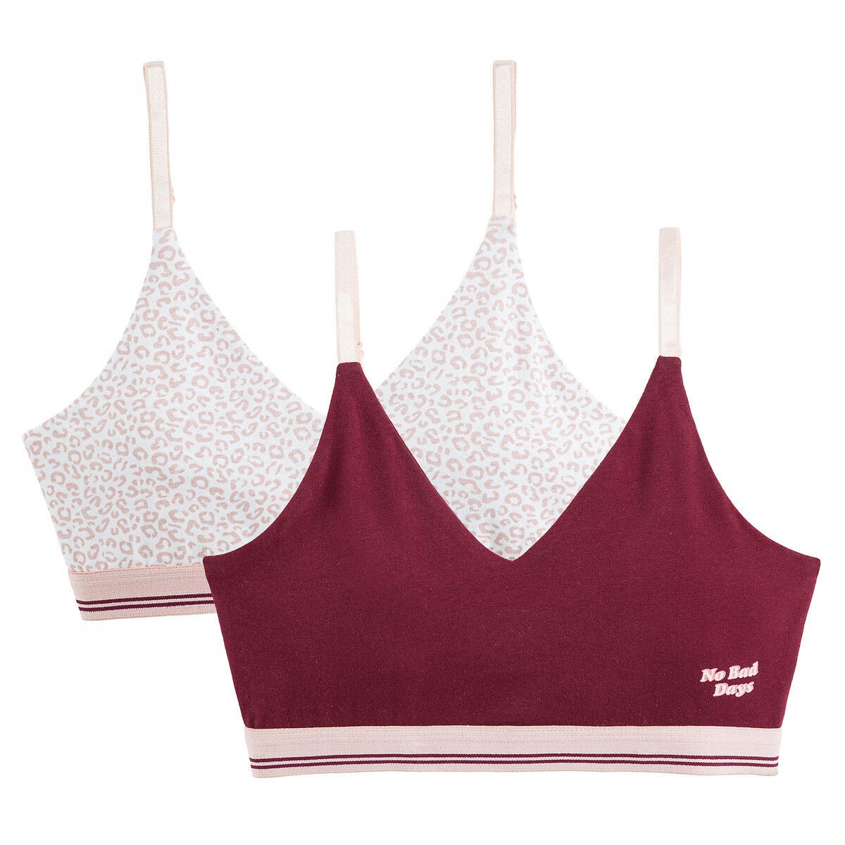 Lot de 2 brassières à fines bretelles