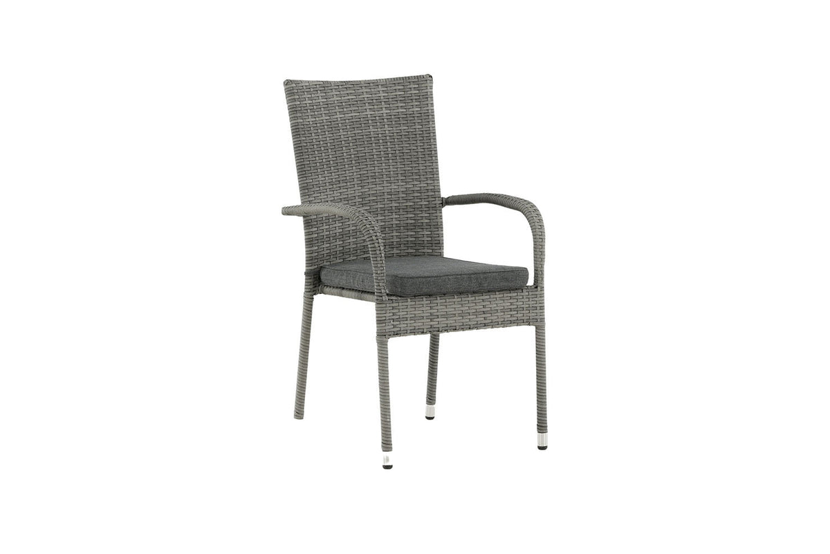 Rebellenclub Tuinstoel Elba - Set van 2 - Grijs