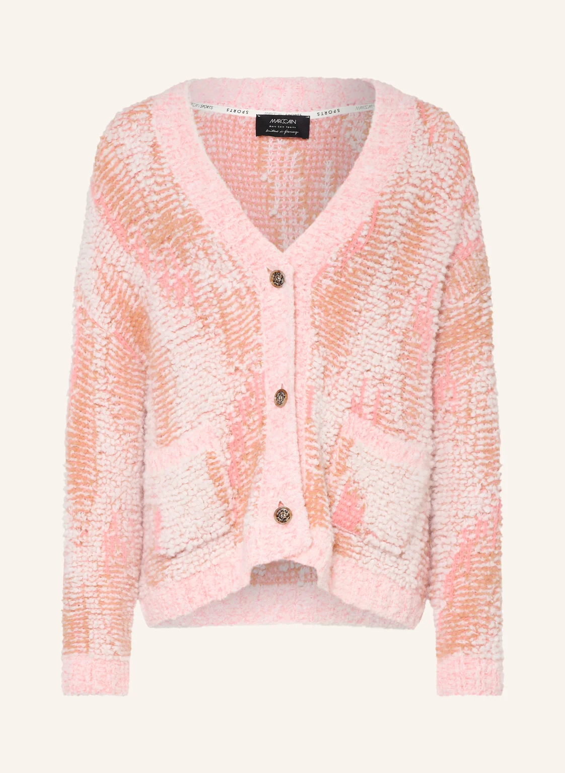 MARC CAIN Strickjacke mit Alpaka