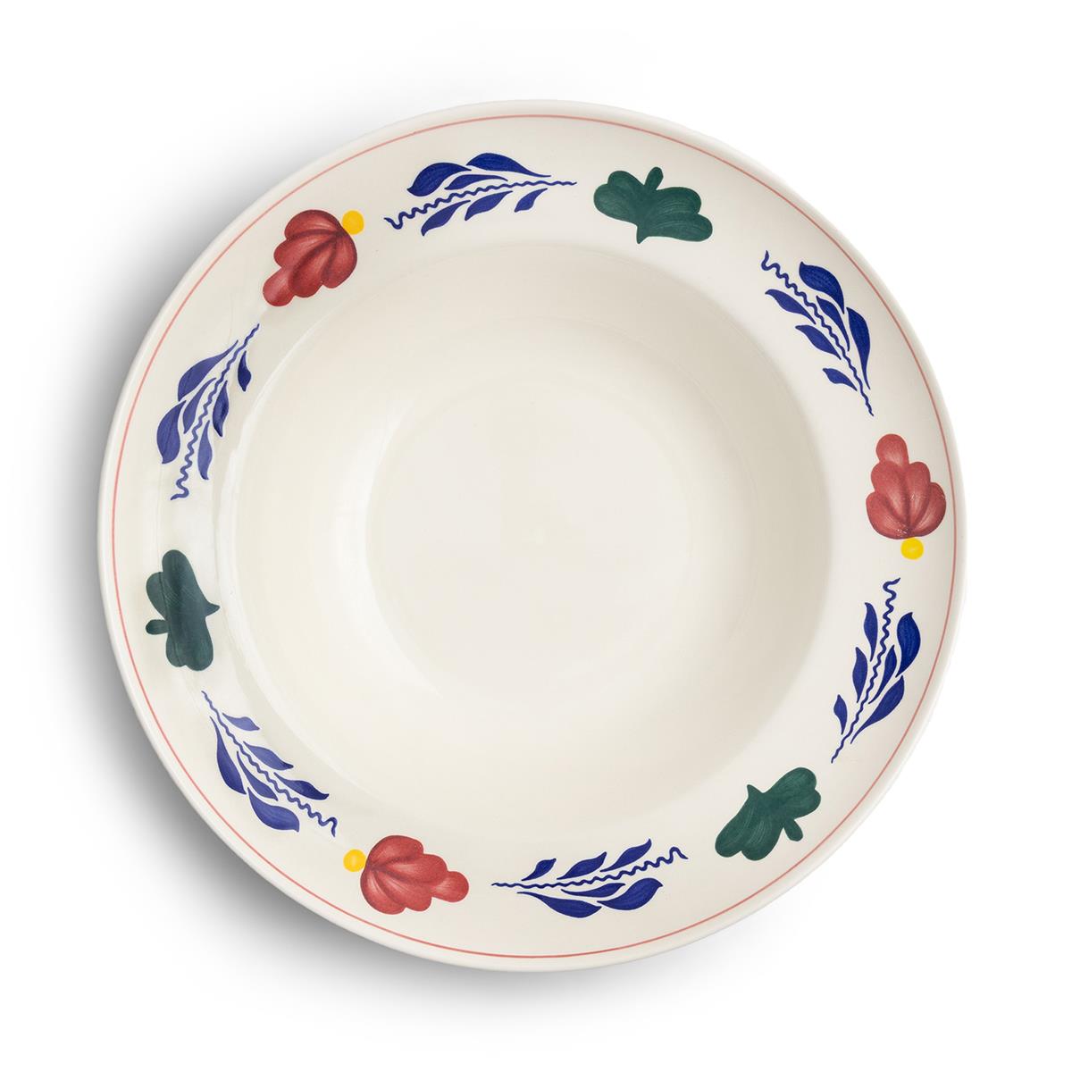 Royal Boch bord Diep Boerenbont - set van 4 - ø28cm - keramiek