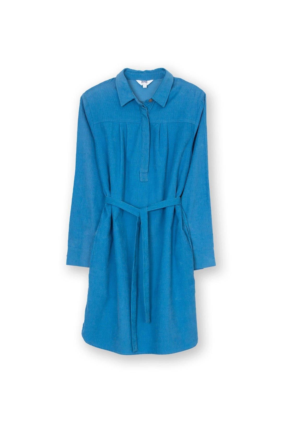 Kite Mapperton Cord Dress French Blue