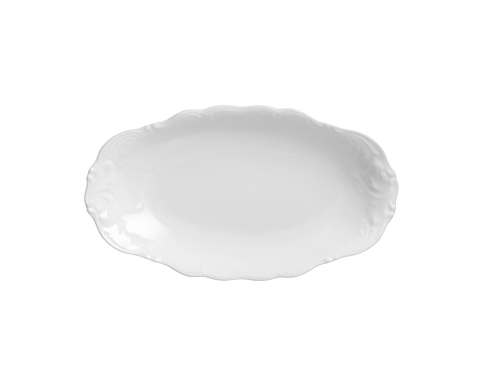 Półmisek owalny 24 cm Fryderyka Biała C001