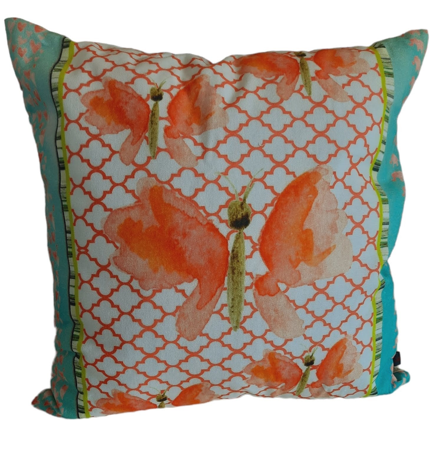 Furnilux Set van 2 Sierkussens - Vlinder Kira - 45x45x10cm