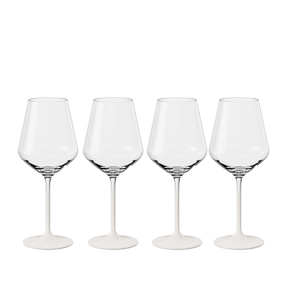 Manufacture White wine glass - White, 4.3 oz, crystal glass