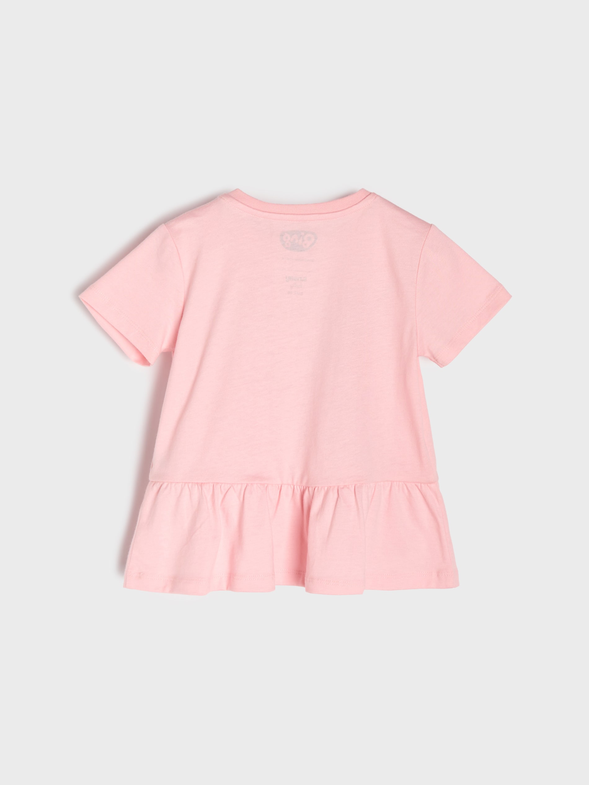 Bawełniana koszulka z ozdobnymi falbanami Bing