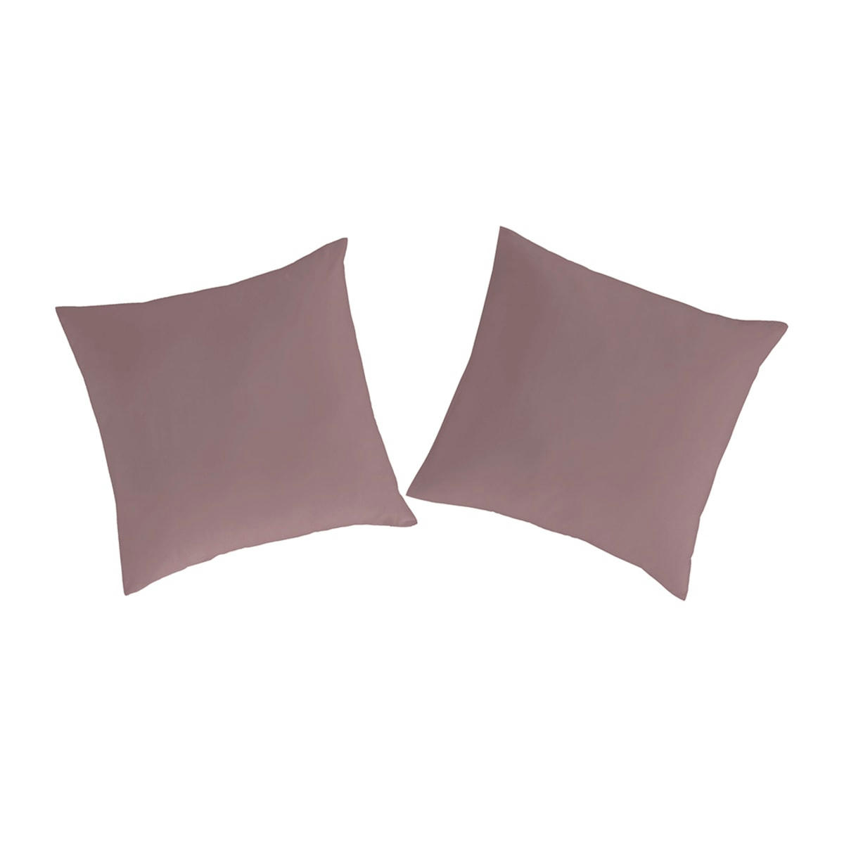 PURE TO - 2 taies d'oreiller 80x80 blanc