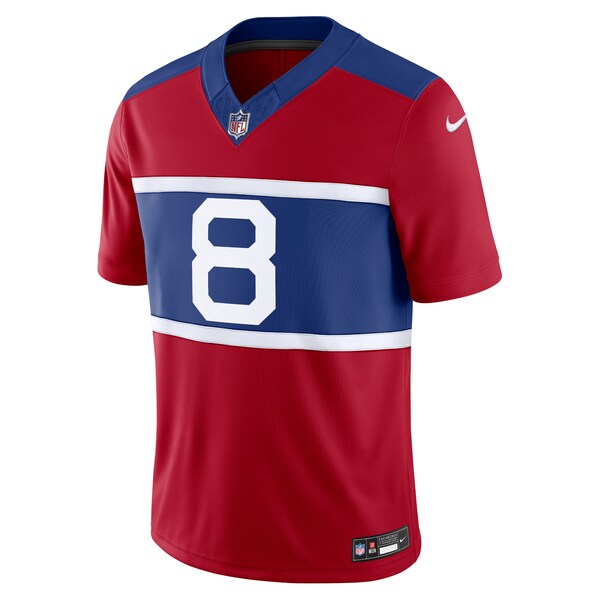 Daniel Jones New York Giants Nike Alternate Vapor F.U.S.E. Limited Jersey - Century Red