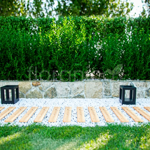 Gartenweg, 30x100 cm, kürzbar, Lärchenholz, natur