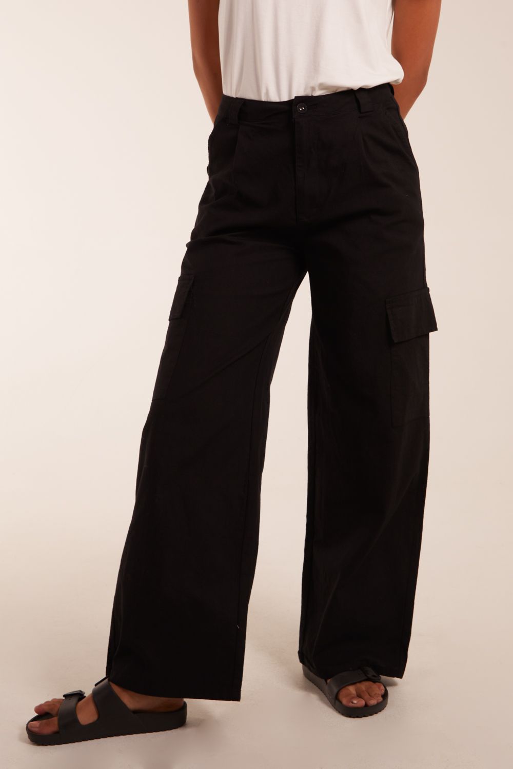 Blue Vanilla Trousers With Side Pocket