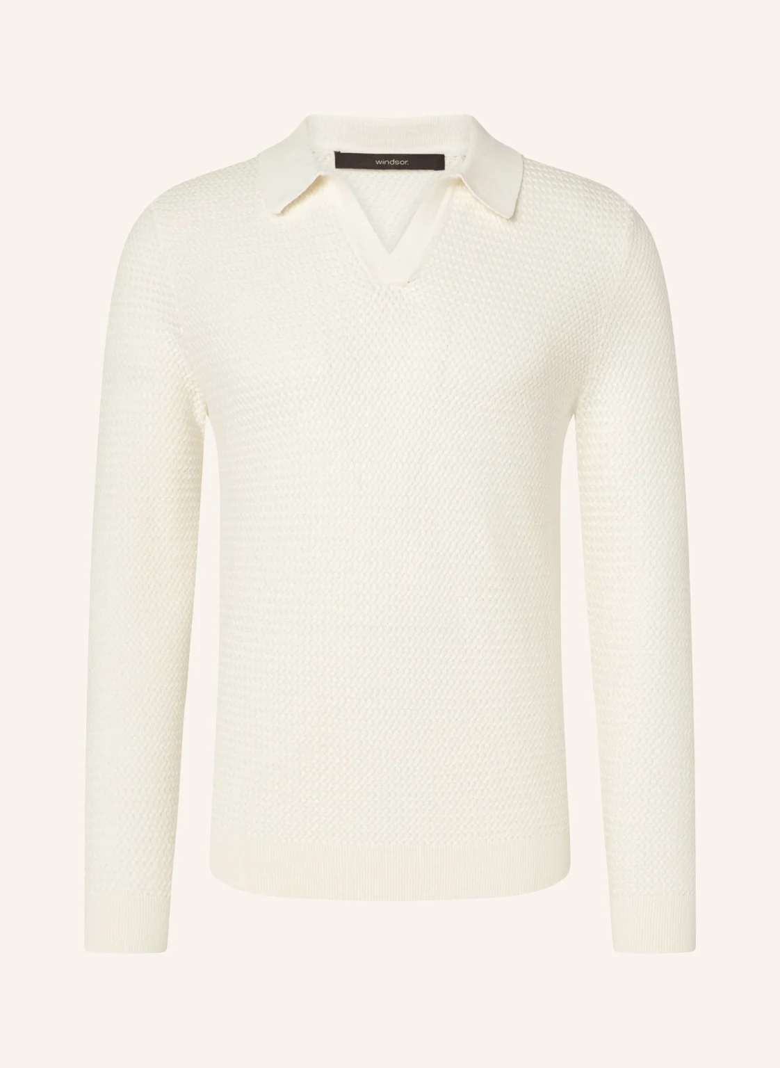 windsor. Strick-Poloshirt CASHMILO