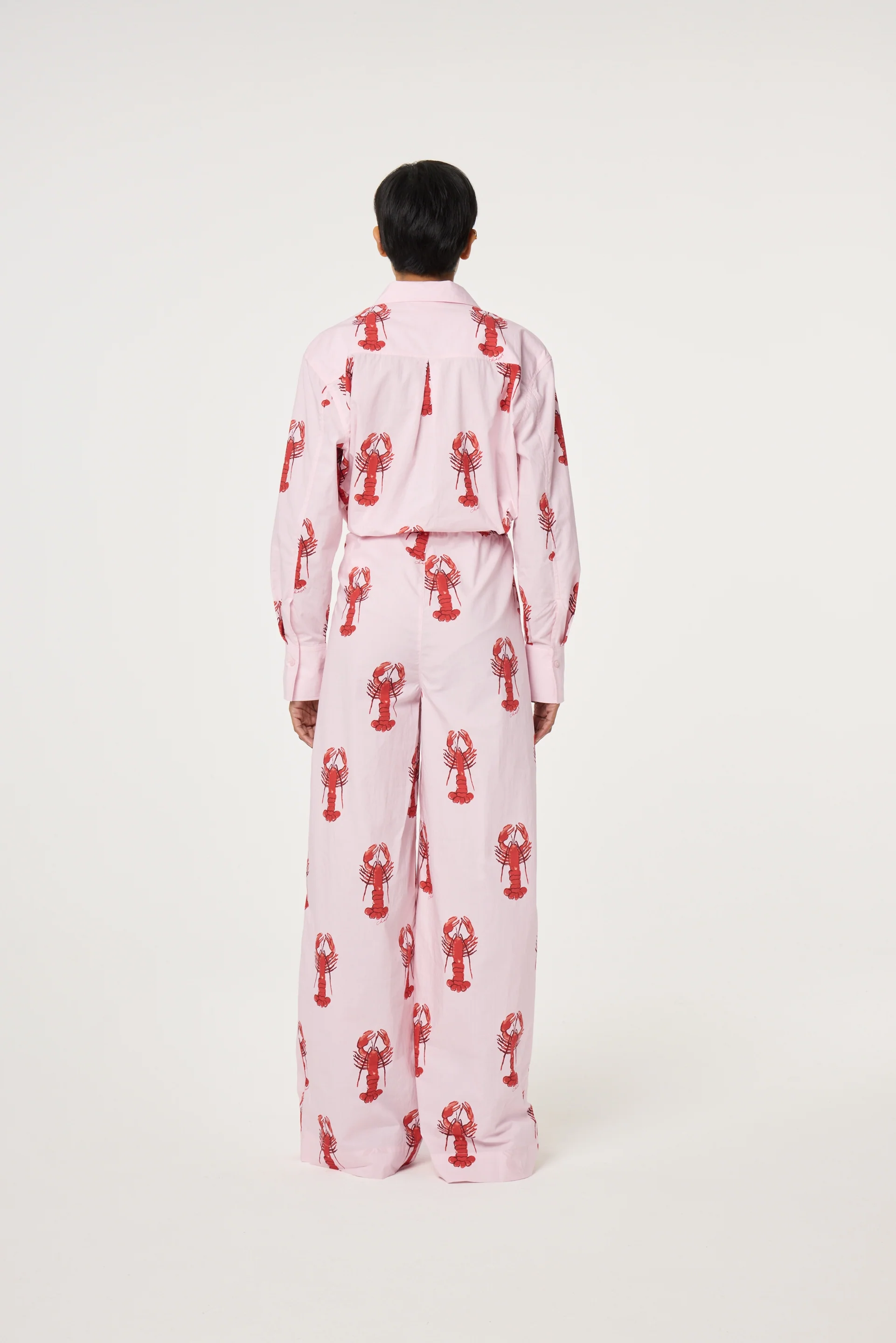 Vivien Trousers | Cherry Blossom/Tangerine Tango