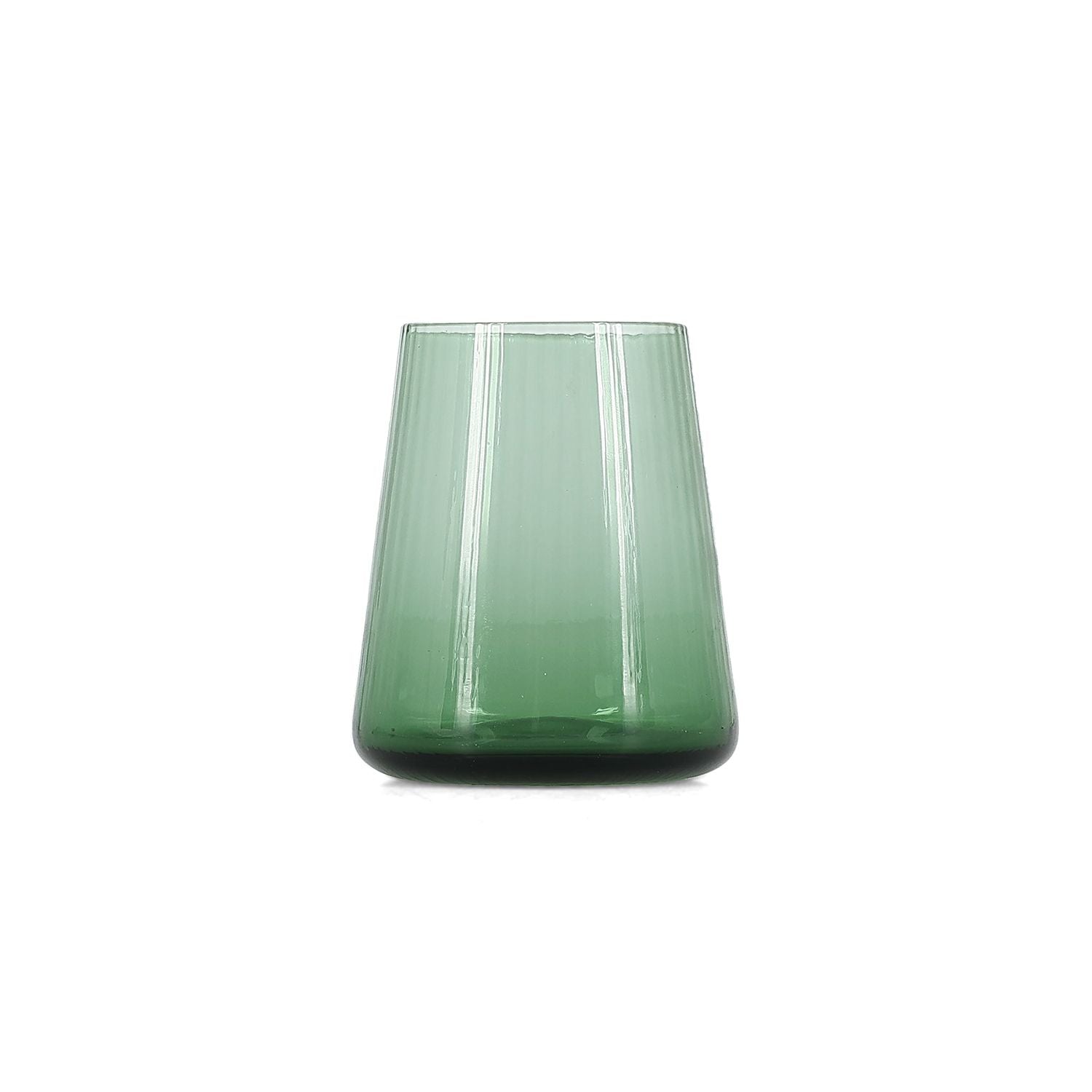 S|P Collection - Glas 30cl donkergroen Ray - Set van 4