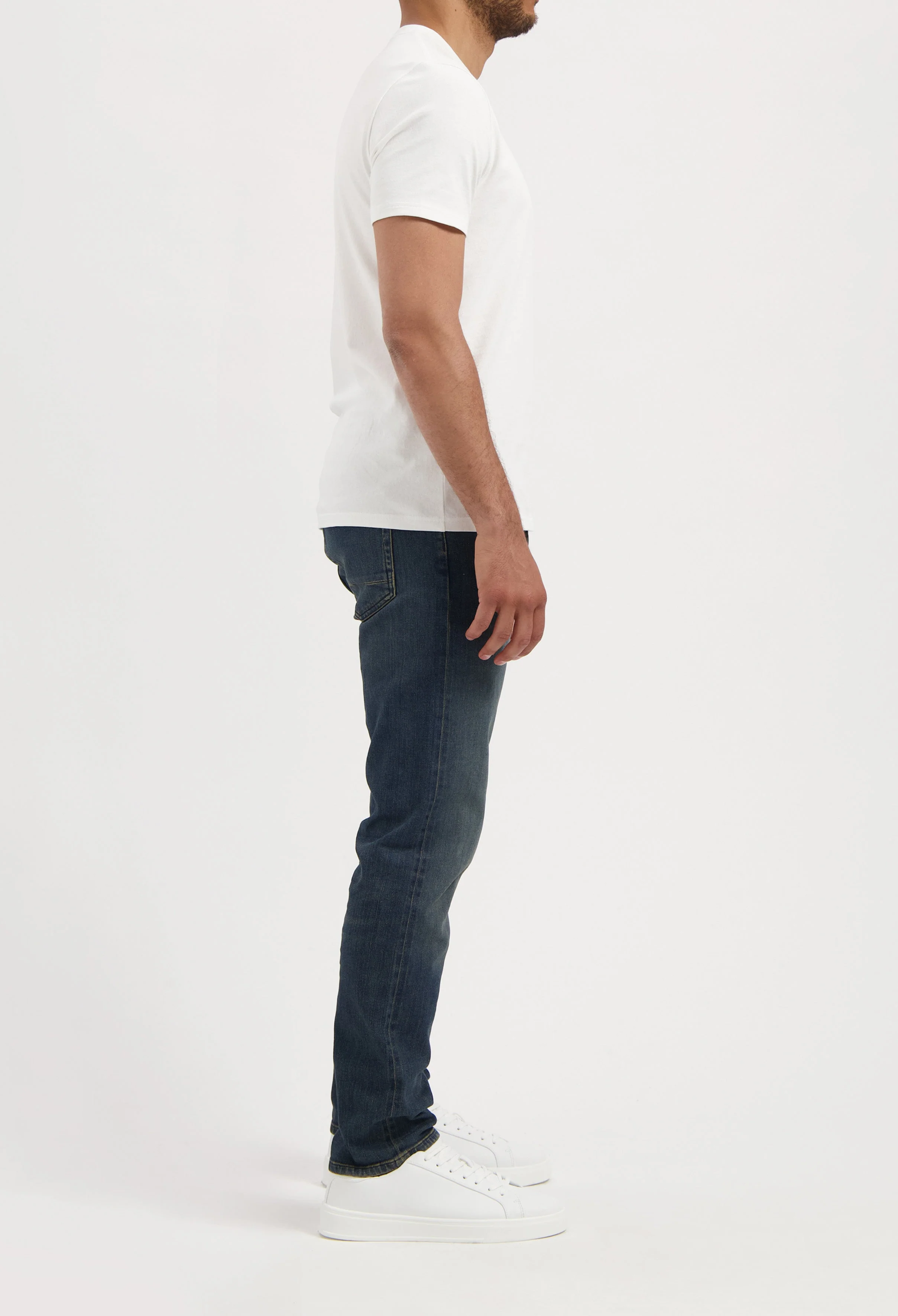 Hank Mid Tapered Selvedge - Earth Blue