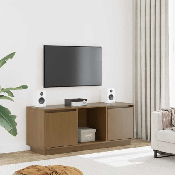 Szafka pod Telewizor Rtv Brąz Mat Nowoczesny Salon 110,5x35x44cm
