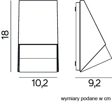 Kinkiet zewnętrzny ciemnoszary Oli 1xGU10x35W IP54 SU-MA
