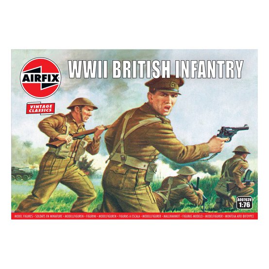 Airfix WWII British Infantry Model Kit 1:76